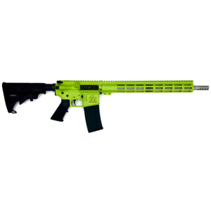 AR15 Stainless 16" 30 Round 223 Remington/5.56 NATO Semi Auto Rifle - Zombie Splatter