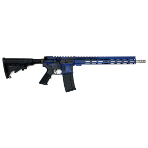 AR15 Ss Battleworn 16" 30 Round 223 Remington/5.56 Nato Semi Auto Rifle - Blue