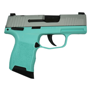 P365 3.1" 10 Round 9mm Pistol - Tiffany/Silver