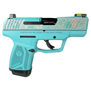 Max-9 Pro 3.2" 12 Round 9mm Pistol - Aztec Teal Engraved