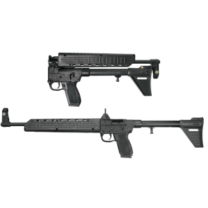 640832002669 KELTEC SUB2000 9MM 16.1 Inch Barrel 10 Round with Blued Black Finish for Glock 19