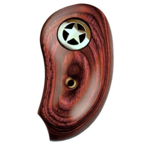 Silver Star Textured Gun Grip for Hand Cannon - Rosewood