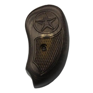 Star-On-Star Textured Gun Grip for Hand Cannon - Black Ash