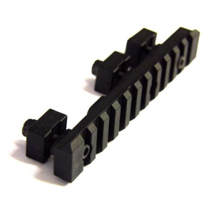 AA9130 5 Inch Long Picatinny Rail - Black