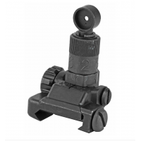 Knight's Armament KAC Folding Micro Rear Sight, 200-600 Meter Adj. PN:25650