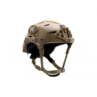 Team Wendy - EXFIL 3.0 Carbon Fiber Bump Helmet - Coyote Brown, 3.0 Rail System, Size 1 M/L