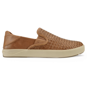 Olukai - Olukai Lae'ahi Lauhala Woven Leather Shoe - Men's Fox / Fox 11.5 Regular