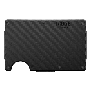 The Ridge Carbon Fiber Wallet w/ Money Clip