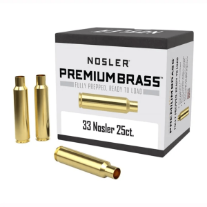 Nosler 33 Nosler Brass