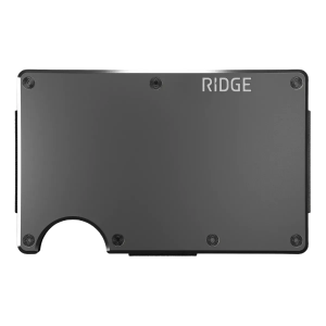 The Ridge Aluminum Wallet w/ Cash Strap