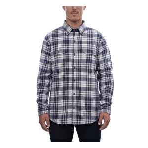 Rainforest Campfire Brushed Flannel Button Front Shirt - Men's
