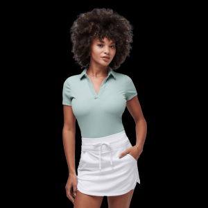 TravisMathew Moveknit V-Neck Polo - Women's