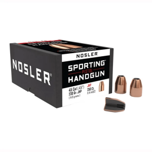 Nosler Sporting Handgun 9mm 124 Grain JHP ASP Bullet