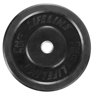 Lifeline Fitness Olympic Rubber Bumper Plate