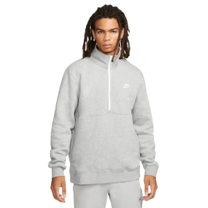 Nike Sportswear Club Brushed-Back 1/2-Zip Pullover - Men's