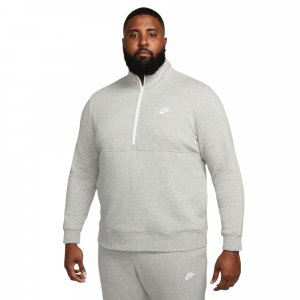 Nike Sportswear Club Brushed-Back 1/2-Zip Pullover - Men's
