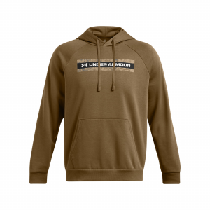 Under Armour Rival Fleece Camo Chest Stripe Hoodie - Men's