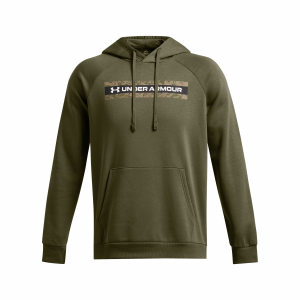 Under Armour Rival Fleece Camo Chest Stripe Hoodie - Men's