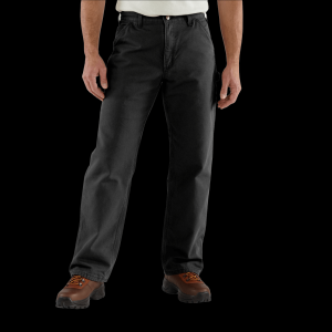 Carhartt Washed Duck Work Dungaree Flannel Lined Pant - Men's
