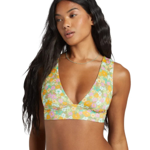 Billabong On The Bright Side Plunge Bikini Top - Women's