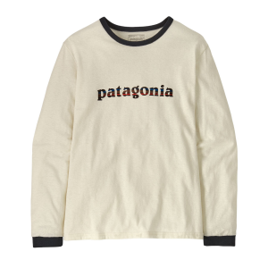 Patagonia Long Sleeved '73 Text Logo Responsibili-Tee - Women's