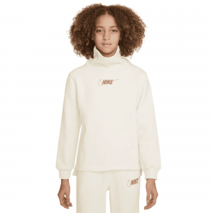 Nike Sportswear Club Fleece Funnel Long-Sleeve Top - Girls'