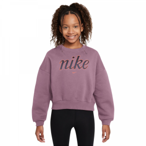 Nike Sportswear Club Fleece Boxy Crew-Neck Sweatshirt - Girls'