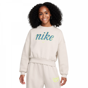 Nike Sportswear Club Fleece Boxy Crew-Neck Sweatshirt - Girls'