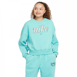Nike Sportswear Club Fleece Boxy Crew-Neck Sweatshirt - Girls'