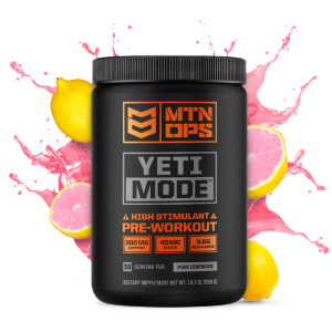 MTN OPS Yeti Mode Pre-Workout Tub
