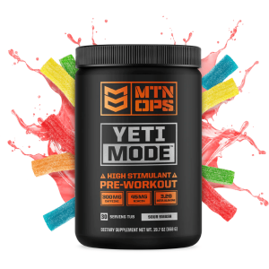 MTN OPS Yeti Mode Pre-Workout Tub