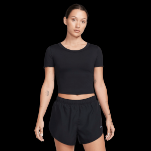 Nike One Fitted Dri-FIT Short-sleeve Cropped Top - Women's