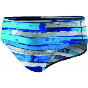 Speedo Endurance+ Color Stroke Brief Swimsuit - Men's