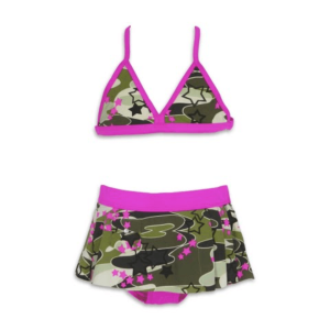 Speedo Two Piece Swimskirt w/ Side Pocket - Girls'