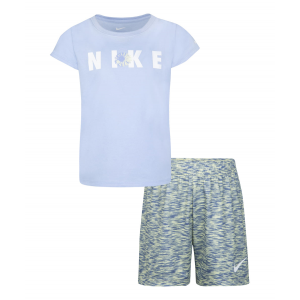 Nike Dri-FIT Short Sleeve T-Shirt And Short 2 Piece Set - Girls'