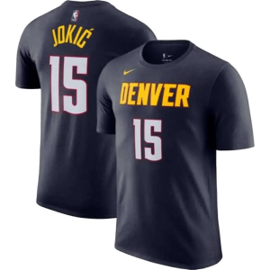 Nike Denver Nuggets Nikola Jokic #15 Icon Edition Name & Number Nike T-Shirt - Men's