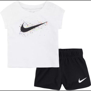 Nike Icon T-Shirt And Mesh Short And T-Shirt Set - Girls'