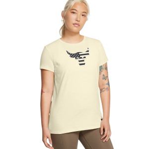 Under Armour Project Rock Freedom Bull Short Sleeve - Women's