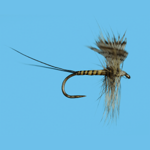 Solitude Fly Solitude Green Drake Hackled Spinner Fly (12 Count)