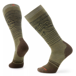 Smartwool Snowboard Full Cushion Iguchi Pattern Over The Calf Sock