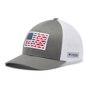 Columbia PFG Mesh Fish Flag Ball Cap