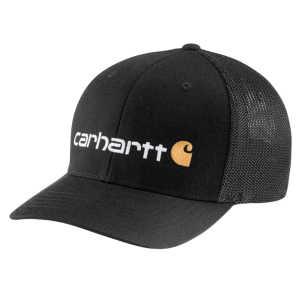 Carhartt Rugged Flex Fitted Canvas Mesh-back Logo Graphic Cap - Men's