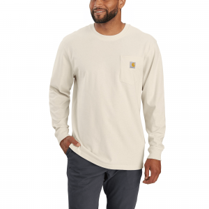 Carhartt Loose Fit Heavyweight Long-Sleeve Pocket Dog Graphic T-Shirt - Men's