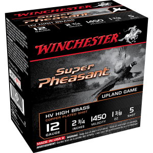 Winchester SUPER PHEASANT HV 12 Gauge 5 Shot Ammunition 25 Rounds