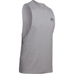 Under Armour Sportstyle Left Chest Cut-Off Tank - Men's