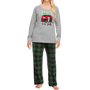 Holiday FamJams Knit 2 Piece Sleep Set - Women's