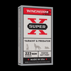 Winchester 223 Remington, 55 Grain Varmint And Predator Rifle Ammo