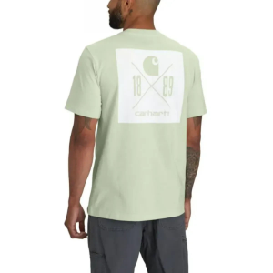 Carhartt Relaxed Fit Heavyweight Short-Sleeve Pocket 1889 Graphic T-Shirt - Men's