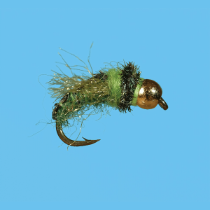 Solitude Fly Bead Head Peacock Nymph Fly (12 Count)