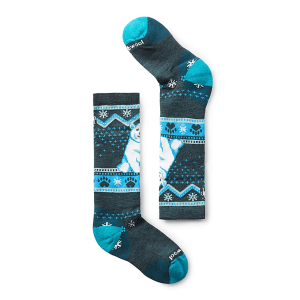 Smartwool Wintersport Full Cushion Polar Bear Pattern Over The Calf Sock - Kids'
